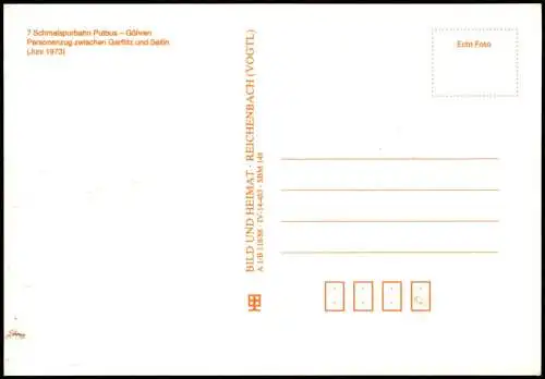 Schmalspurbahn Putbus-Göhren, Personenzug zw. Garstitz und Sellin 1988