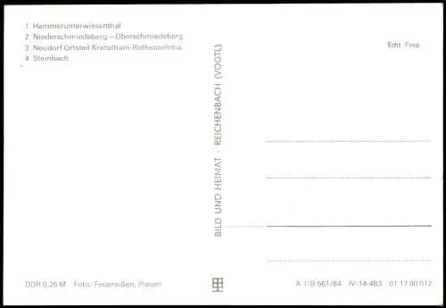 Schmiedeberg Erzgebirge Neudorf Umlandansichten Erzgebirge Schmalspurbahn 1984