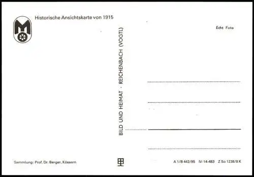 Waldheim (Sachsen) Waldheim, Heiligenborner Viadukt, Zug, 1915 1985