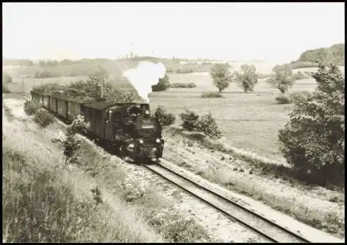 Dampflokomotive Schmalspurbahn Putbus - Göhren Zug Serams und Seelvitz 1982