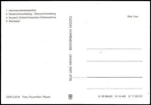 Schmiedeberg Erzgebirge Neudorf Umlandansichten Erzgebirge Schmalspurbahn 1985