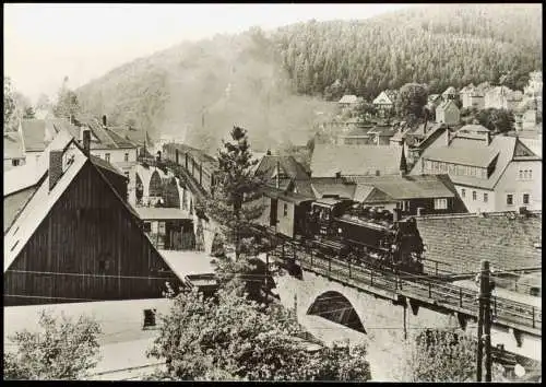 Schmiedeberg (Erzgebirge) - Schmalspurbahn Weißeritztalbahn 1983