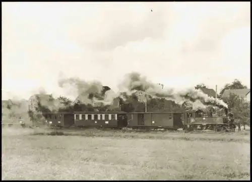 Dampflokomotive Traditionsbahn Radebeul - Radeburg Berbisdorf und Radeburg 1982