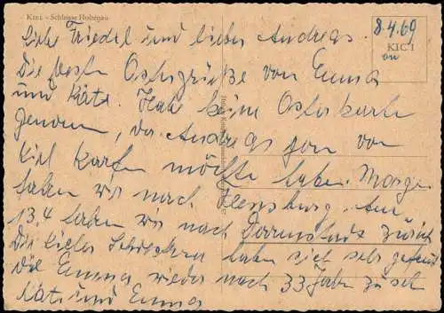 Ansichtskarte Holtenau-Kiel Holtenå Holtenauer Schleuse mit Schiffen 1969