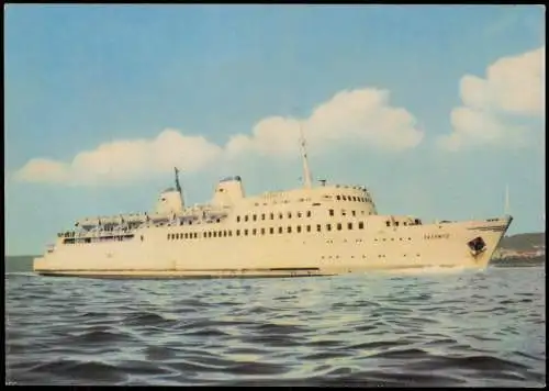 Eisenbahnfährschiff der Deutschen Reichsbahn MS "Sassnitz" 1961