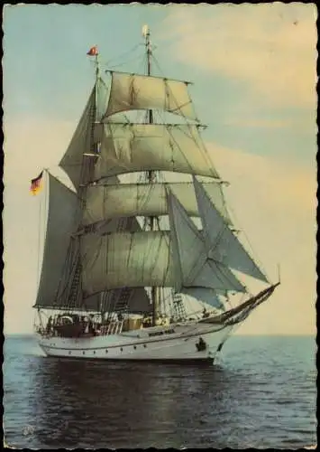 Ansichtskarte  Segelschiff Wilhelm Pieck 1962