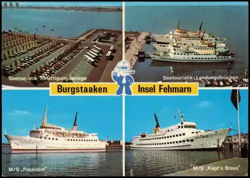 Fehmarn (Insel) Fähren Poseidon, Käpt'n Brass, Burgstaaken 1982