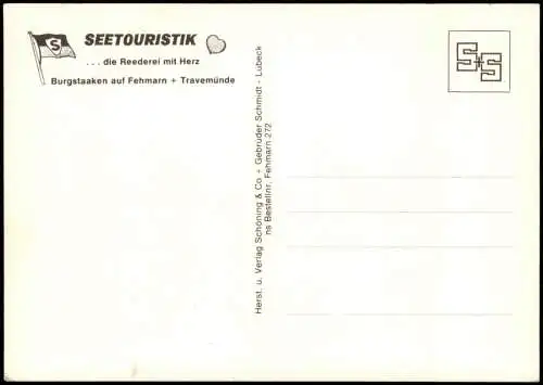 Fehmarn (Insel) Fähren Poseidon, Käpt'n Brass, Burgstaaken 1982