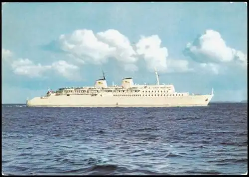 Sassnitz Rügen Eisenbahnfährschiff der Deutschen Reichsbahn MS Saßnitz 1981/1980