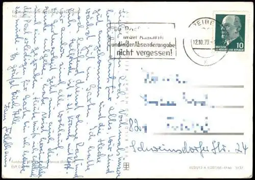 Eisenbahnfährschiff der Deutschen Reichsbahn MS "Sassnitz" 1968
