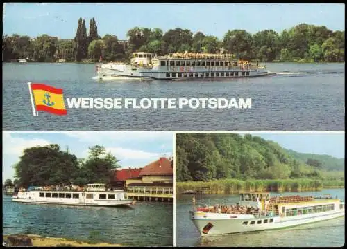 Potsdam Salonschiff - Sanssouci - Nedlitz - Fährhaus Caputh 1982