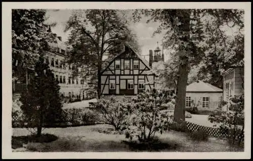 Ansichtskarte Warmbad-Wolkenstein Bergarbeiter-Sanatorium Warmbad 1953