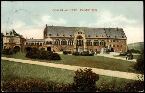Ansichtskarte Goslar Kaiserpfalz / Kaiserhaus 1911