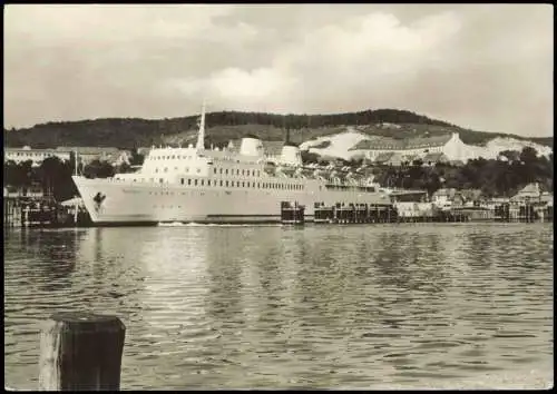 Ansichtskarte Sassnitz Rügen Hafen Fährschiff Saßnitz - Fotokarte 1968