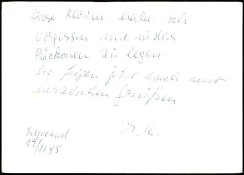 Ansichtskarte Helgoland (Insel) Schiff vor der Insel 1985