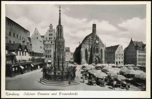 Lot 25 Ansichtskarten Nürnberg historische Ansichten 1950