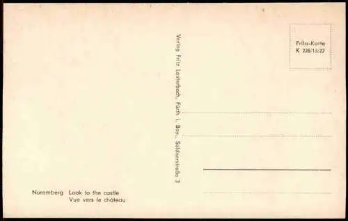 Lot 25 Ansichtskarten Nürnberg historische Ansichten 1950