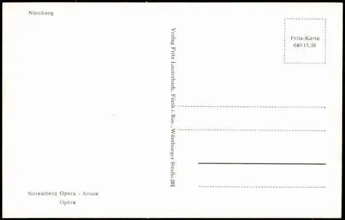 Lot 25 Ansichtskarten Nürnberg historische Ansichten 1950