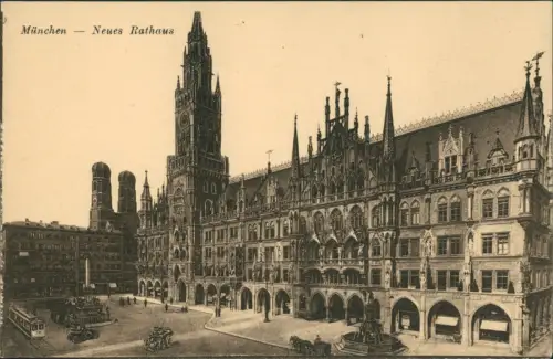 Ansichtskarte München Rathaus 1926