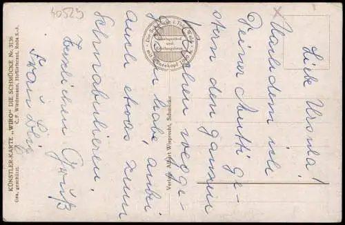 Ansichtskarte Gehlberg Schmücke-Thüringer Wald WIRO Künstlerkarte 1913