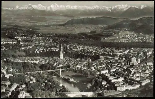 Ansichtskarte Bern (Schweiz) Berne Luftbild 1965