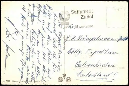 Ansichtskarte Freiburg im Üechtland Fribourg L'Université Universität 1958