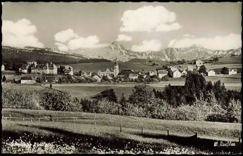 Ansichtskarte Scheidegg Partie an der Stadt 1964