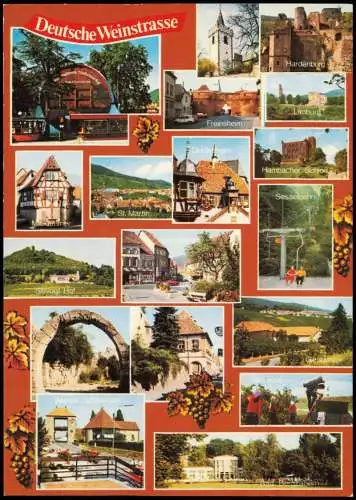 .Rheinland-Pfalz Deutsche Weinstraße ua. Freinsheim, Maikammer,  1990