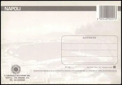 Neapel Napoli Mehrbildkarte mit div. Gebäuden bzw. Stadtteilansichten 2000