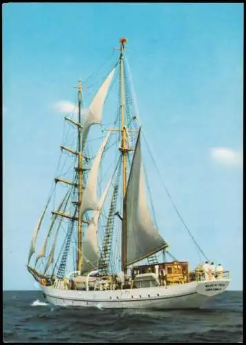 Ansichtskarte  Segelschulschiff Wilhelm Pieck 1976