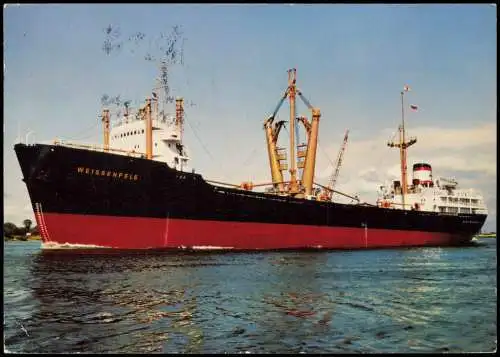 Schiffsfoto-AK Schiff Ship M.S. Weissenfels   Hansa Bremen 1965