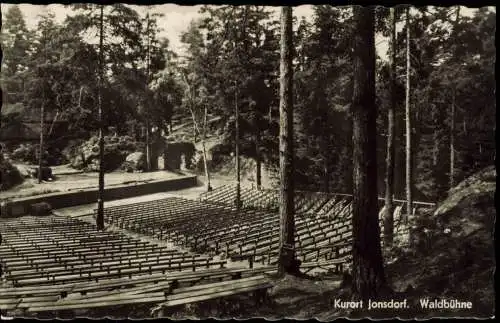Ansichtskarte Jonsdorf Waldbühne Oberlausitz 1959