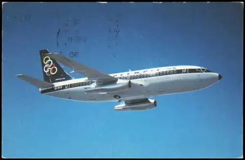 Ansichtskarte  Flugzeug Airplane Avion Olympic Airways Boeing 737-200 1994