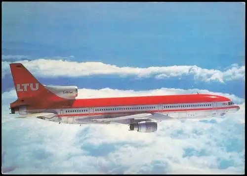 Ansichtskarte  Flugzeug Airplane Avion LTU Lockheed TriStar L-1011-1 1985