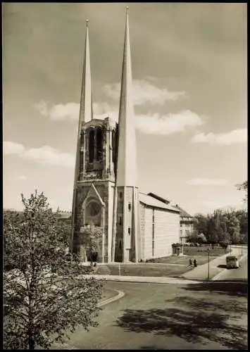 Ansichtskarte Würzburg Evang. Johanniskirche 1962
