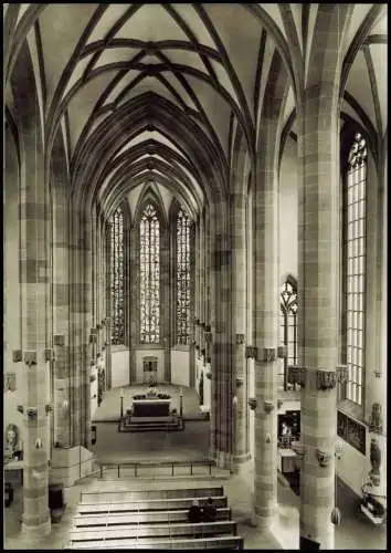 Ansichtskarte Würzburg Marienkapelle am Marktplatz 1963