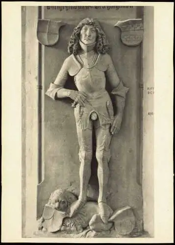 Ansichtskarte Würzburg Marienkapelle des Ritters Konrad von Schaumberg 1966