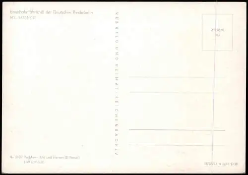 Eisenbahnfährschiff der Deutschen Reichsbahn MS "Sassnitz" 1961