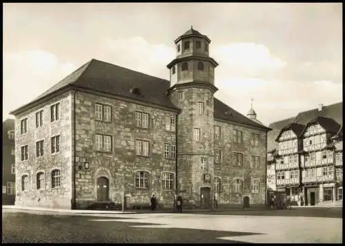 Ansichtskarte Witzenhausen Partie am Rathaus 1960