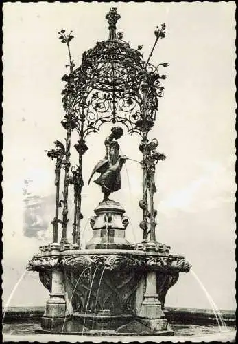 Ansichtskarte Göttingen Gänseliesel-Brunnen 1964
