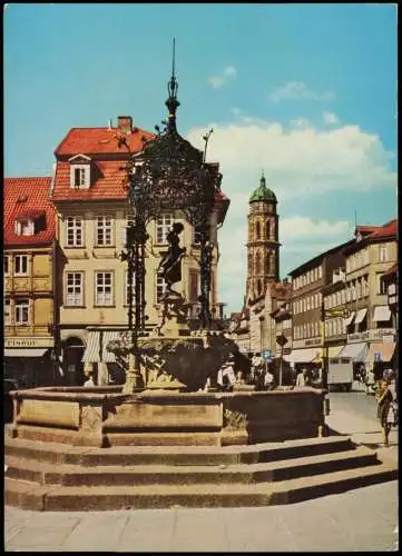 Ansichtskarte Göttingen Partie am Gänseliesel-Brunnen 1965