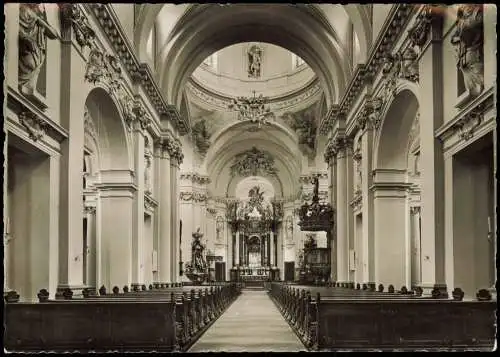 Ansichtskarte Fulda Fuldaer Dom Innenansicht 1956