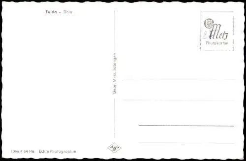 Ansichtskarte Fulda Innenansicht vom Dom 1960