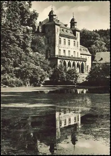 Ansichtskarte Gimborn-Marienheide Schloß Gimborn im Bergischen Land 1955