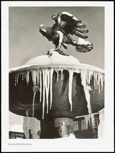 Ansichtskarte Goslar Marktbrunnen 1960