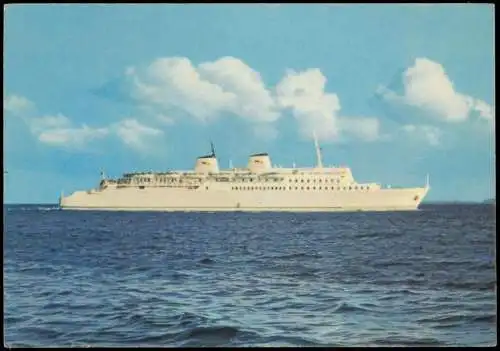 Ansichtskarte  DDR Großfähre Saßnitz 1962
