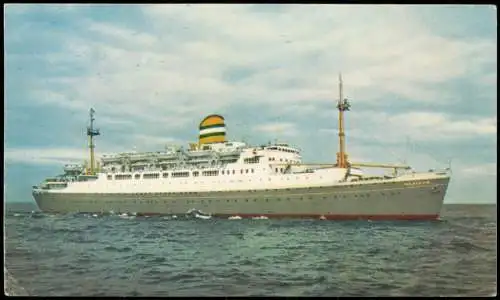 Ansichtskarte  Schiff Ship Luxusliner Holland America Line 1964