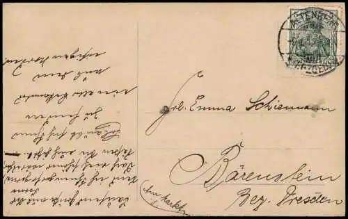 Liebe Liebespaare - Love Fotokunst lassive Blicke hinter Flieder 1912
