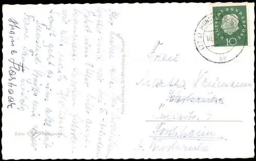 Ansichtskarte Rheydt-Mönchengladbach Schloß Mehrbildkarte 1961