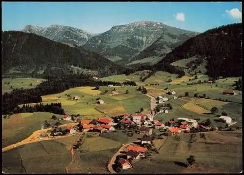 Steibis-Oberstaufen Luftbild Luftaufnahme Ortsansicht v. Flugzeug aus 1970
